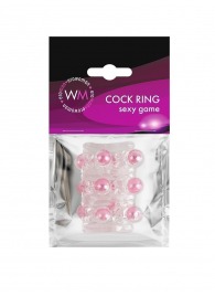 Прозрачная сквозная насадка на пенис с цветными шариками - Erowoman-Eroman - в Ногинске купить с доставкой