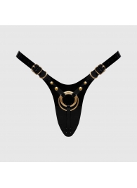 Черный пояс для фиксации насадок Strap-On-Me Leatherette Harness Fabulous - Strap-on-me - купить с доставкой в Ногинске