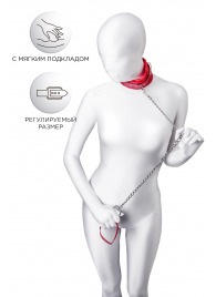 Красный ошейник с подкладкой из меха - ToyFa - купить с доставкой в Ногинске