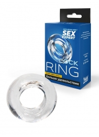 Прозрачное эрекционное кольцо-бублик - Sex Expert - в Ногинске купить с доставкой
