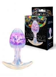 Сиреневатая анальная втулка - 8,2 см. - AnaLove