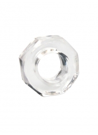 Прозрачное эрекционное кольцо в форме гайки - Sex Expert - в Ногинске купить с доставкой