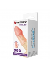 Телесная насадка на пенис Booker - 8 см. - Baile - в Ногинске купить с доставкой