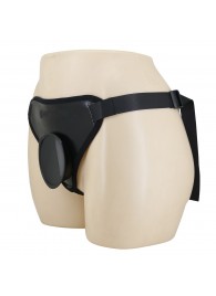 Черные трусики харнесс с платформой Caludio I - Baile - купить с доставкой в Ногинске