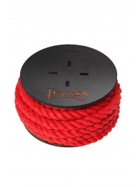 Красная веревка для шибари на катушке - 5 м. - Pecado - купить с доставкой в Ногинске
