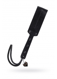 Черный кожаный пэддл - 32 см. - Pecado - купить с доставкой в Ногинске