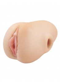 Телесный мастурбатор-вагина Pussy Pounder Squeeze Stroker - Pipedream - в Ногинске купить с доставкой