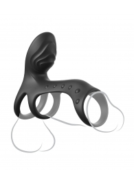 Черная насадка на пенис Ultimate Couples Cage Pro - Pipedream - в Ногинске купить с доставкой