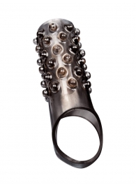 Дымчатая насадка на пенис с выпуклостями - 12 см. - Sex Expert - в Ногинске купить с доставкой