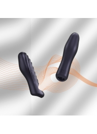 Сливовая силиконовая насадка на пенис с подхватом Manwan Ryzer - Manwan - в Ногинске купить с доставкой