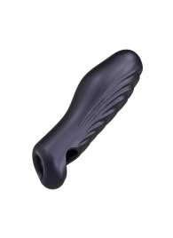 Сливовая силиконовая насадка на пенис с подхватом Manwan Ryzer - Manwan - в Ногинске купить с доставкой