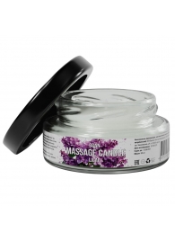 Массажная свеча «Сирень» - 50 мл. - SGAN - купить с доставкой в Ногинске