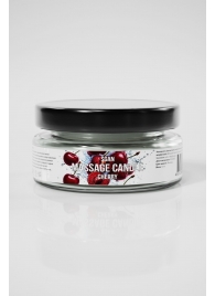 Массажная свеча «Спелая вишня» - 50 мл. - SGAN - купить с доставкой в Ногинске