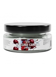 Массажная свеча «Спелая вишня» - 50 мл. - SGAN - купить с доставкой в Ногинске