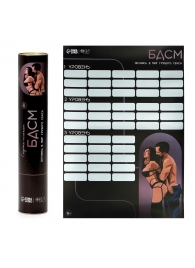 Плакат для двоих со скретч-слоем «БДСМ» - Сима-Ленд - купить с доставкой в Ногинске