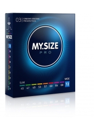 Презервативы MY.SIZE размер 72 - 3 шт. - My.Size - купить с доставкой в Ногинске
