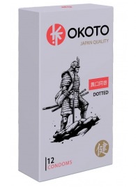 Точечные презервативы OKOTO Dotted - 12 шт. - Sitabella - купить с доставкой в Ногинске