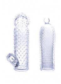 Набор из 2 прозрачных насадок на член Seductive Tickler Sleeves - NMC - в Ногинске купить с доставкой