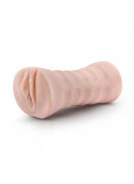 Телесный мастурбатор-вагина Ayumi с вибрацией - Blush Novelties - в Ногинске купить с доставкой