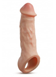 Телесная насадка-удлинитель Intrepid 9.25 Inch Realistic Penis Extender Sleeve - 23,5 см. - Blush Novelties - в Ногинске купить с доставкой