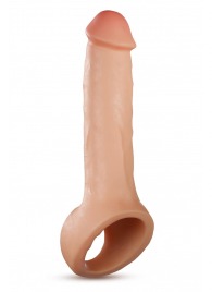 Телесная насадка-удлинитель Thrive 8.75 Inch Realistic Penis Extender Sleeve - 22,2 см. - Blush Novelties - в Ногинске купить с доставкой