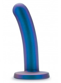 Синяя насадка с гладкой поверхностью Surrender 5.75 Inch Intermediate Pegging Dildo - 14,6 см. - Blush Novelties - купить с доставкой в Ногинске