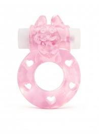 Розовое эрекционное виброкольцо в форме зайчика - 1137 - в Ногинске купить с доставкой