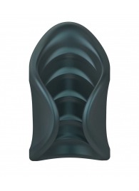 Серый сквозной мастурбатор с вибрацией Manwan Starter - Manwan - в Ногинске купить с доставкой