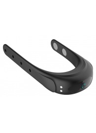 Черное эрекционное виброкольцо на ремешках - Boys of Toys - в Ногинске купить с доставкой