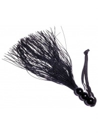 Черная силиконовая плетка - 25,4 см. - Boys of Toys - купить с доставкой в Ногинске