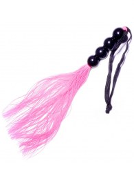 Розовая силиконовая плеть - 35,5 см. - Boys of Toys - купить с доставкой в Ногинске