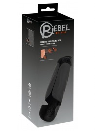 Черный вибромастурбатор с трехточечной стимуляцией Penis Trainer with 3 Point Stimulation - Orion - в Ногинске купить с доставкой