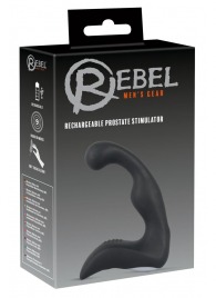 Черный перезаряжаемый стимулятор простаты с вибрацией - 14,6 см. - Orion - в Ногинске купить с доставкой