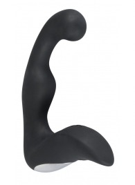 Черный перезаряжаемый стимулятор простаты с вибрацией - 14,6 см. - Orion - в Ногинске купить с доставкой