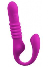 Лиловый вибратор 3 Function Vibrator с функцией фрикций и постукиванием - Orion
