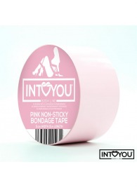 Розовый скотч для фиксации Non-Sticky Bondage Tape - 15 м. - Intoyou - купить с доставкой в Ногинске