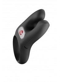 Черное эрекционное виброкольцо Nos - Fun Factory - в Ногинске купить с доставкой