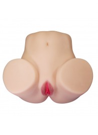 Телесный мастурбатор Julia с 2 любовными каналами - Baile - в Ногинске купить с доставкой