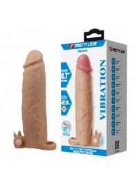 Телесная насадка на пенис Xerxes - 22 см. - Baile - в Ногинске купить с доставкой