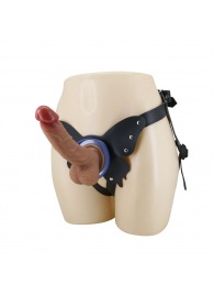 Поясной страпон Wells: трусики в форме бабочки и фаллоимитатор-насадка - Baile - купить с доставкой в Ногинске