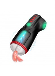 Интерактивный мастурбатор Raven с вакуумом, вибрацией и подсветкой - Shots Media BV - в Ногинске купить с доставкой