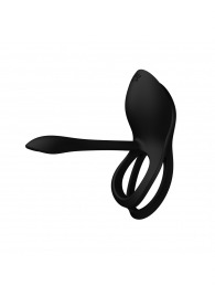 Черное эрекционное виброкольцо Bayek с пультом ДУ - Zalo - в Ногинске купить с доставкой