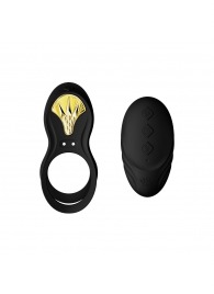 Черное эрекционное виброкольцо Bayek с пультом ДУ - Zalo - в Ногинске купить с доставкой