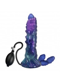 Фиолетовый яйцеродящий фаллоимитатор Duskwalker Sentinal на присоске - 22,4 см. - Baile - купить с доставкой в Ногинске