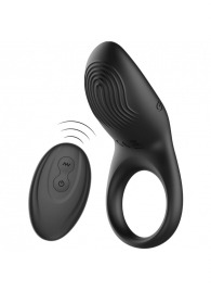 Черное эрекционное виброкольцо с пультом ДУ - Ibiza - в Ногинске купить с доставкой