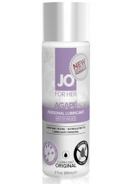 Лубрикант на водной основе для женщин JO AGAPE LUBRICANT ORIGINAL - 60 мл. - System JO - купить с доставкой в Ногинске