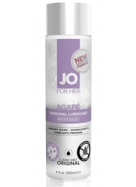 Женский лубрикант на водной основе JO AGAPE LUBRICANT ORIGINAL - 120 мл. - System JO - купить с доставкой в Ногинске