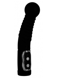 Чёрный стимулятор простаты с ротацией Prostate Twister - 20 см. - Orion - в Ногинске купить с доставкой