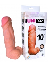Фаллическая насадка Харнесс UNICOCK 10  - 25 см. - LOVETOY (А-Полимер) - купить с доставкой в Ногинске