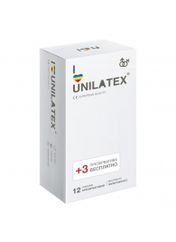 Разноцветные ароматизированные презервативы Unilatex Multifruit  - 12 шт. + 3 шт. в подарок - Unilatex - купить с доставкой в Ногинске